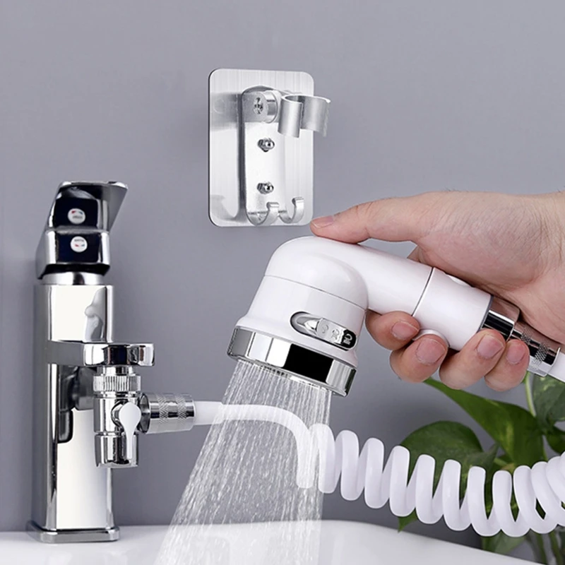 

High Quality Faucet Va lve Diverter Sink Water Tap Faucet Splitter Adapter Home Bathroom Kitchen Diverter Accessory B03E