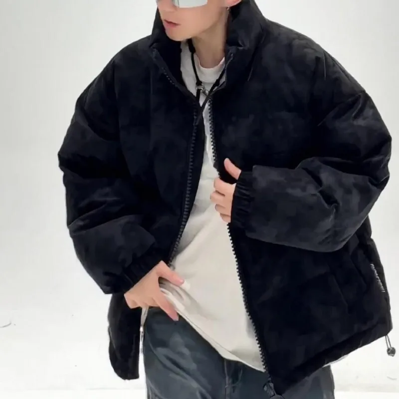 2024 новинка зимы мужской халат-хлеб Майяра модный универсальный свободный теплый