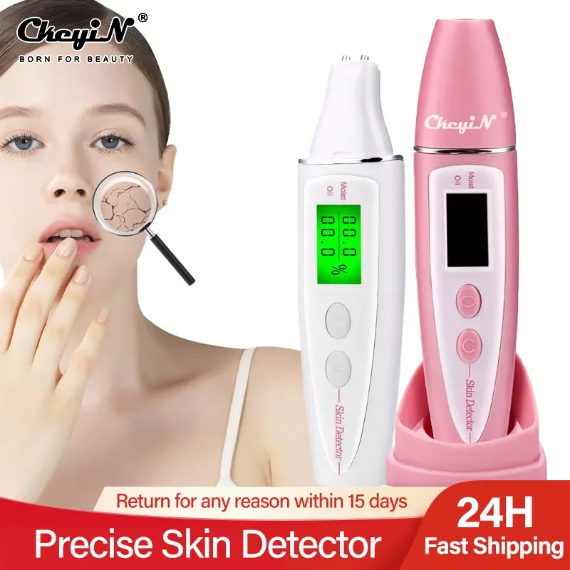 

NEW2023 Precise Detector LCD Digital Skin Oil Moisture Tester for Face Skin Care with Bio-technology Sensor Lady Beauty Tool Spa
