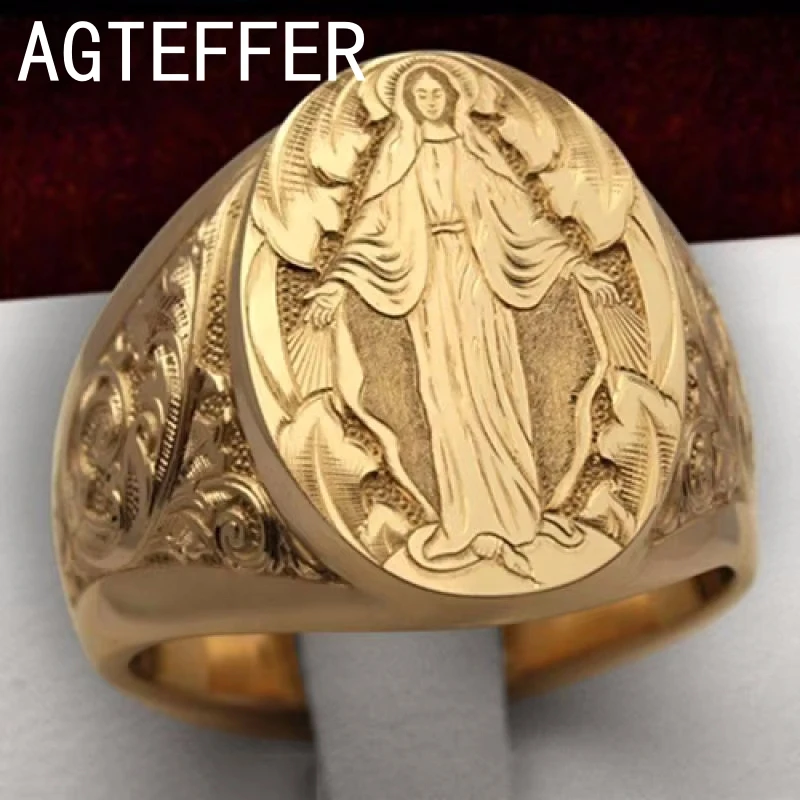 Элегантное кольцо унисекс из желтого золота 14 карат для мужчин ювелирное изделие