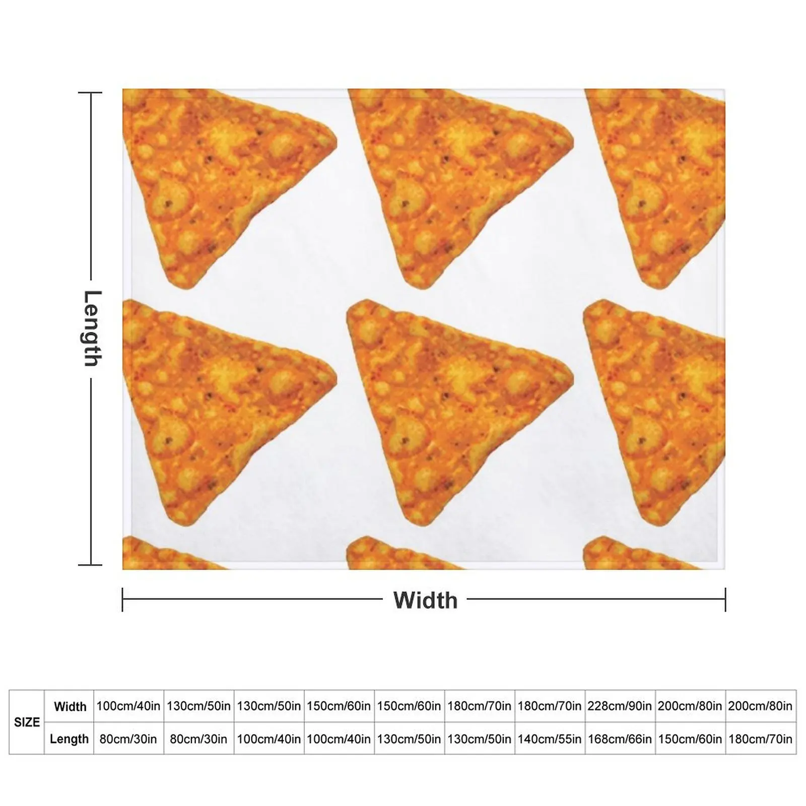 Dorito Tortilla Chip Плед Фланелевые тканевые одеяла и пледы Одеяла