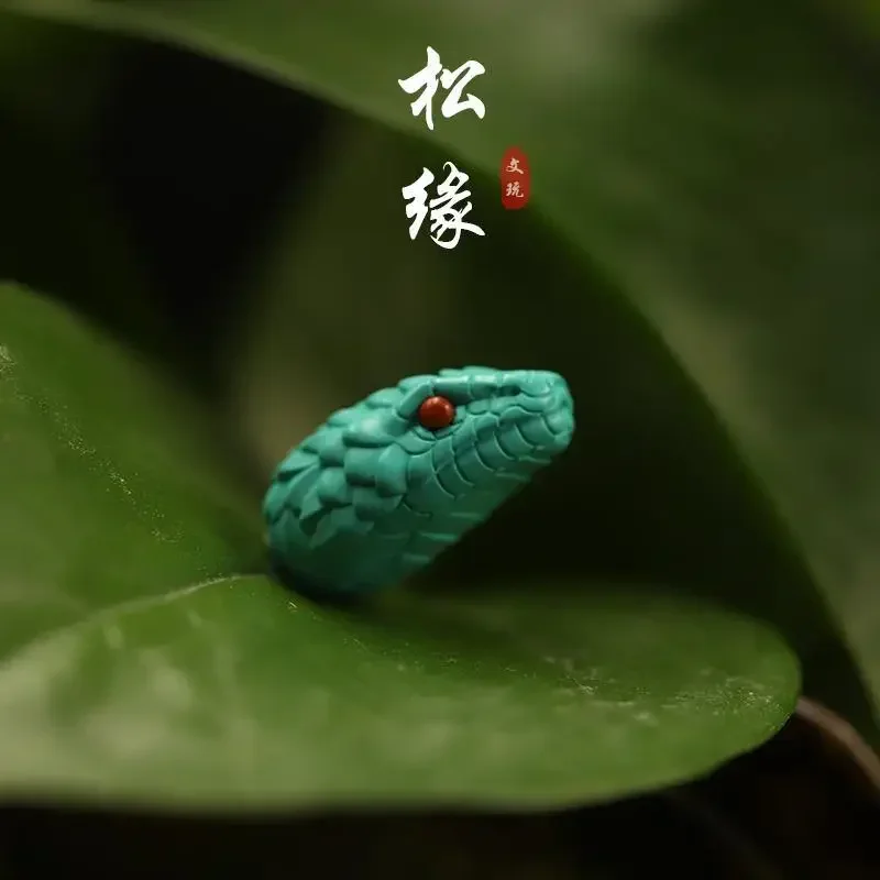 Оптимизированная Бирюзовая змея трехсторонний браслет WenPlay подвеска из бисера