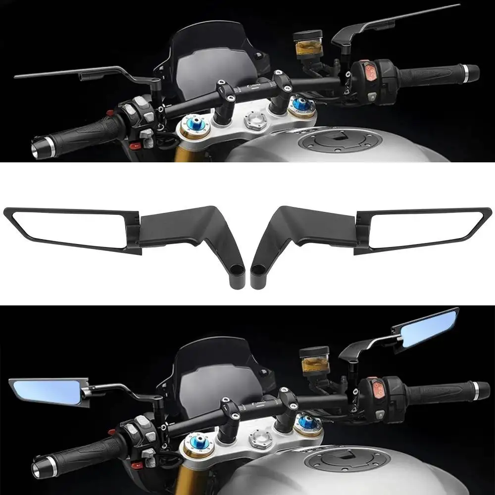 Фото Зеркала заднего вида Stealth Winglets для мотоциклов, регулируемые, для Honda PCX 150/160/125, ADV150, XADV 750, 350, 150, NS125LA №1
