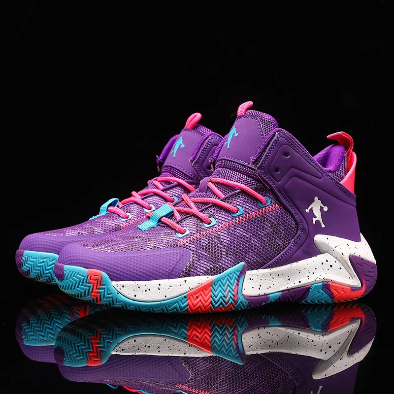 

Профессиональная баскетбольная обувь для мужчин, новинка 2022, трендовые баскетбольные кроссовки, обувь Jordan, нескользящие спортивные ботинк...