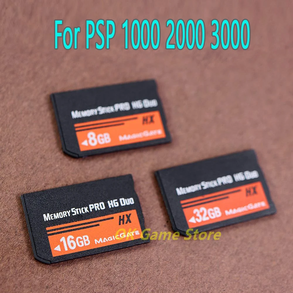 

3pcs Real Big Capacity 8GB 16GB 32GB Memory Stick HX MS Pro HG Duo Memory Card for Sony PSP 1000 2000 3000