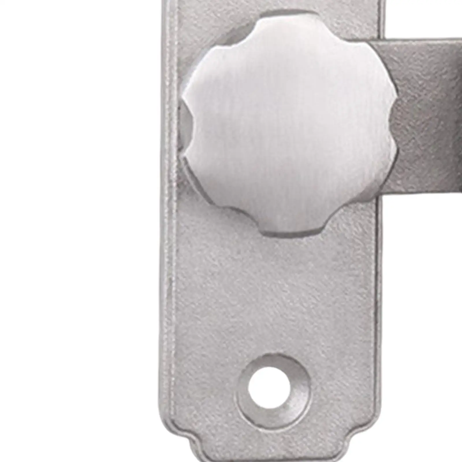 

Barn Sliding Door Latch Lock Door with Mounting Screws for Garage Argent