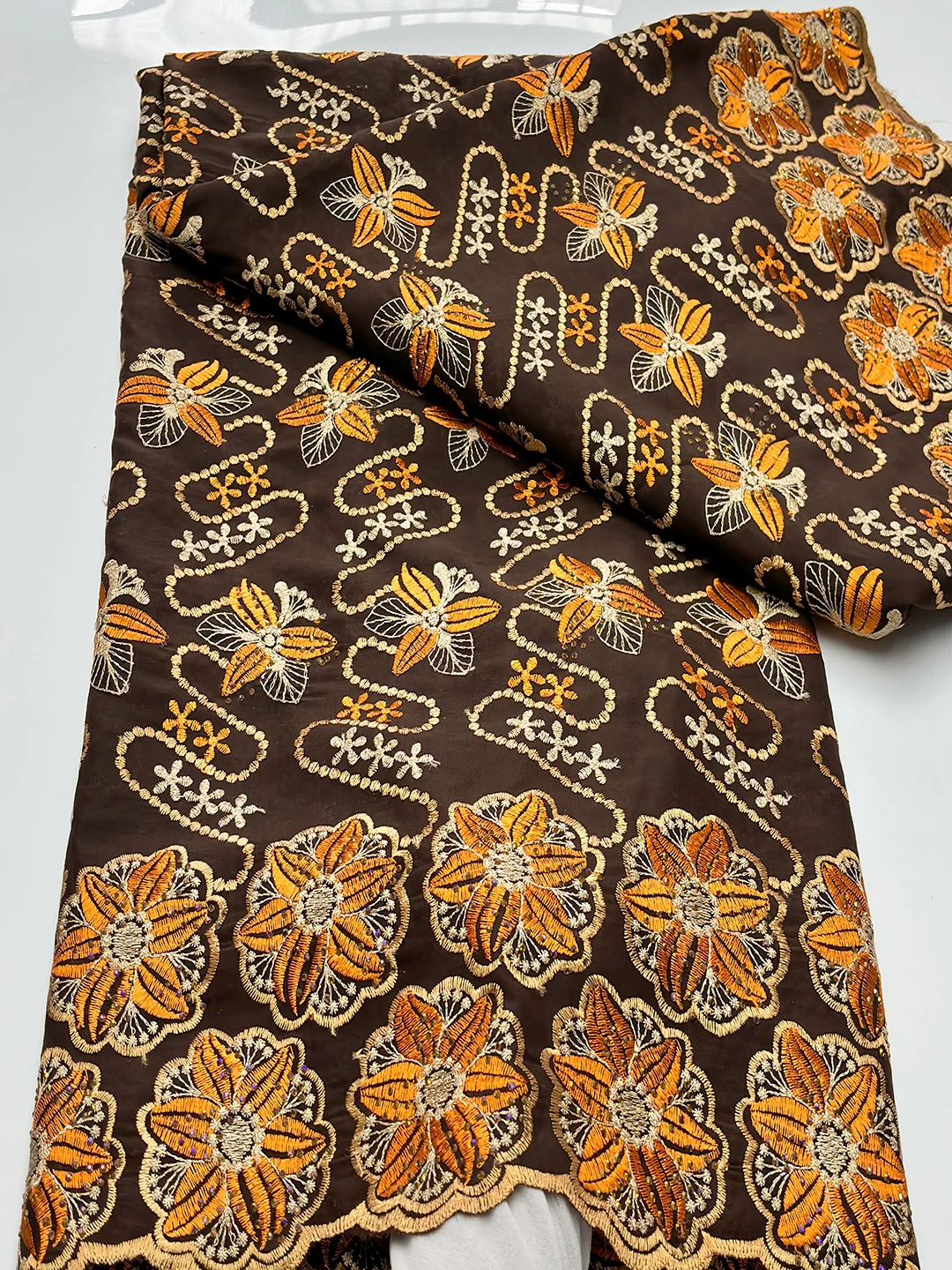 Кружевная хлопковая ткань XIHE 5 ярдов