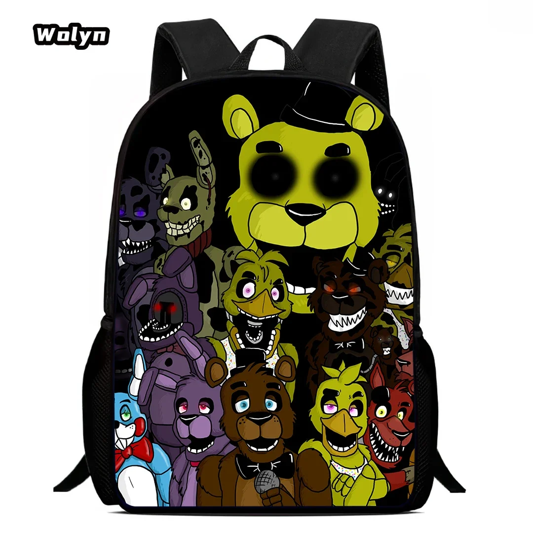 Школьный рюкзак с героями аниме F-Five N-Nights at F-Freddys FNAF школьная сумка мультфильмов