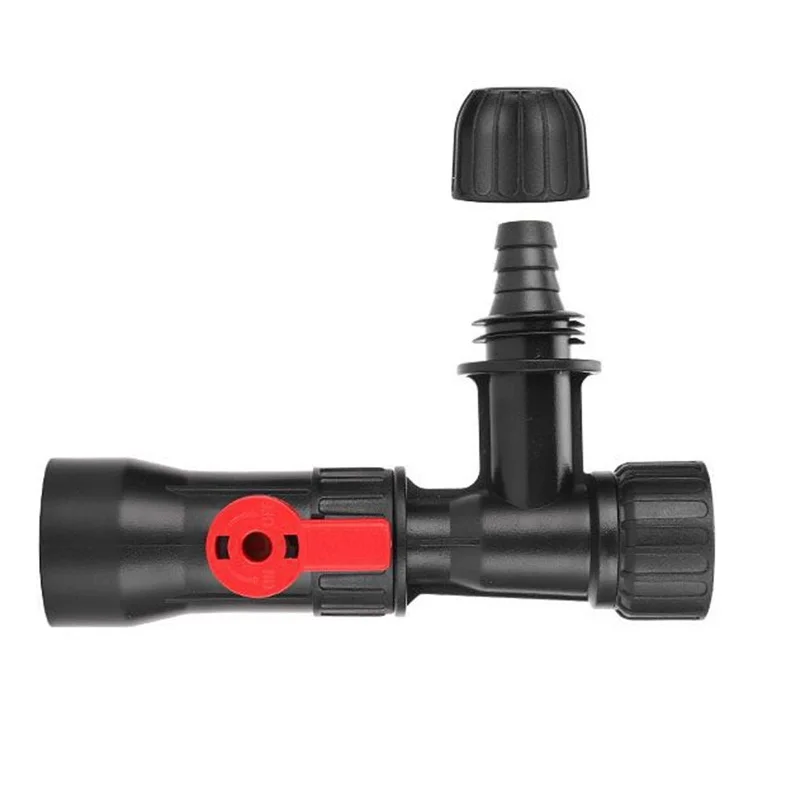 za pomocą wody z tworzywa sztucznego do akwarium pompką i kranem. Zmieniacz czyszczenia