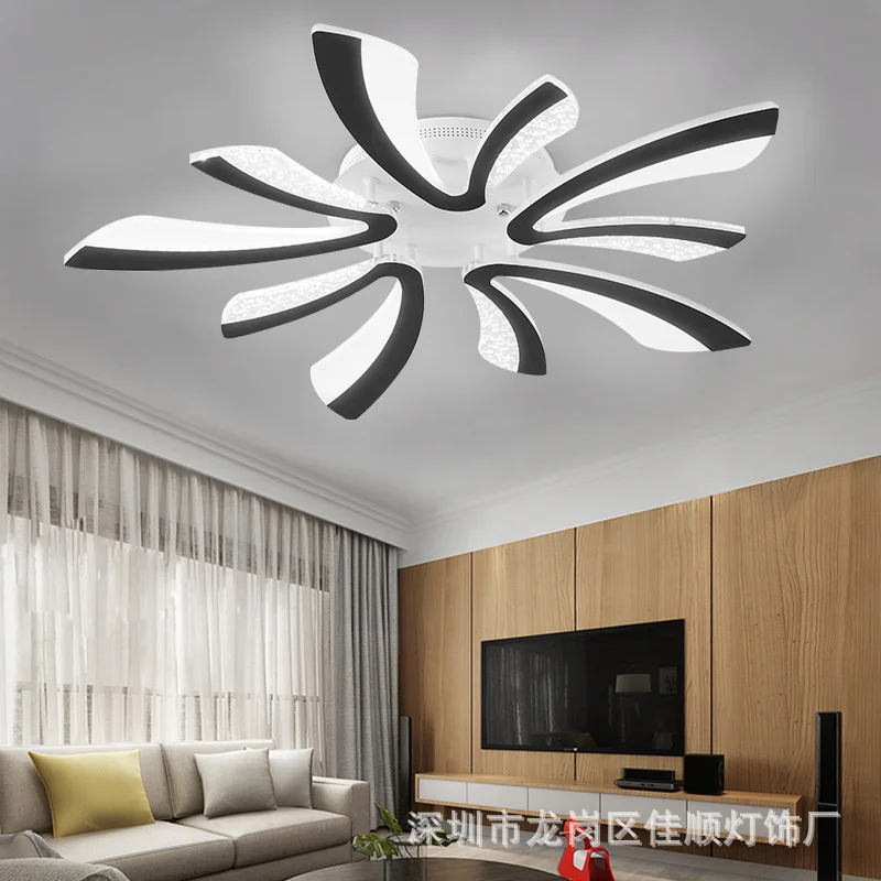 

Светодиодные потолочные светильники для гостиной, потолочные светильники в скандинавском стиле, декоративные потолочные светильники в стиле ретро, фиолетовые зеркальные светильники для столовой