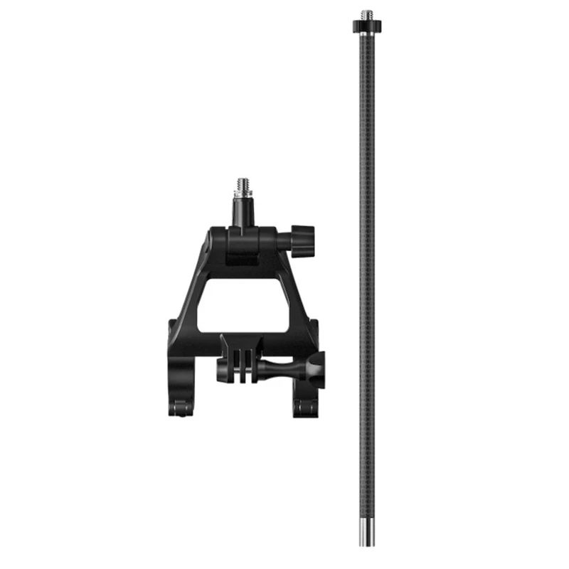 

New Motorcycle Bike Invisible Selfie Stick Handlebar Mount Bracket with Clamp for 360 ONE RS ONE X2 ONE R ONE X Camera