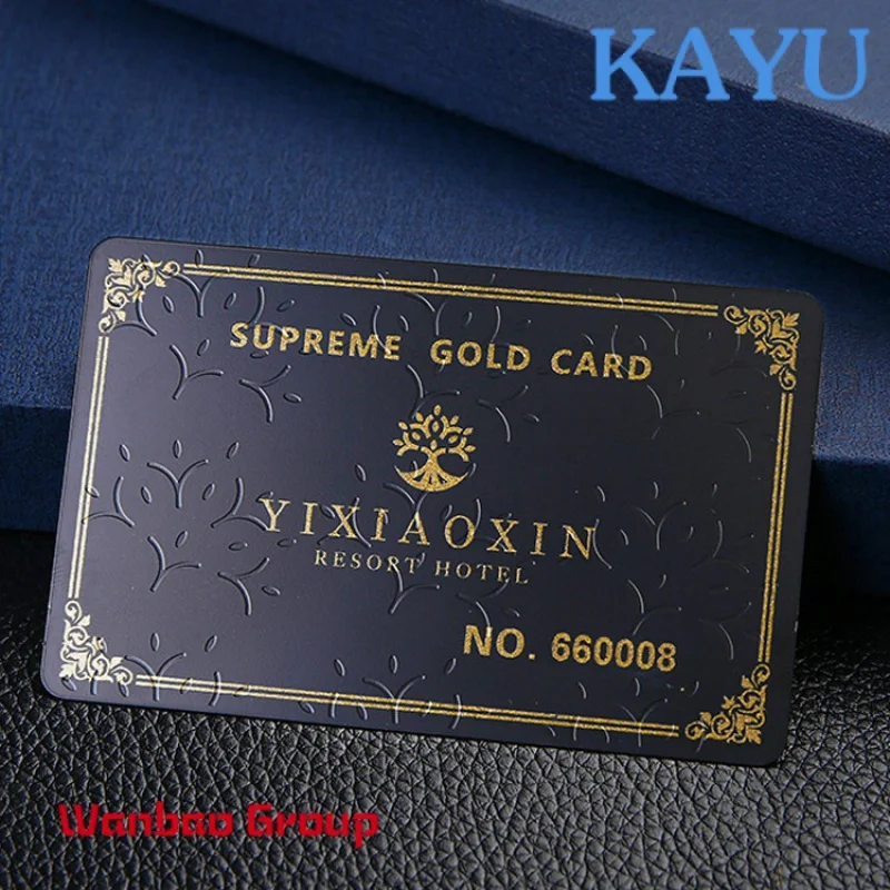 Customized Business Cards Metal Cheap Credit Card Size Vip Member Laser Engraving Metal Business Card with Logo