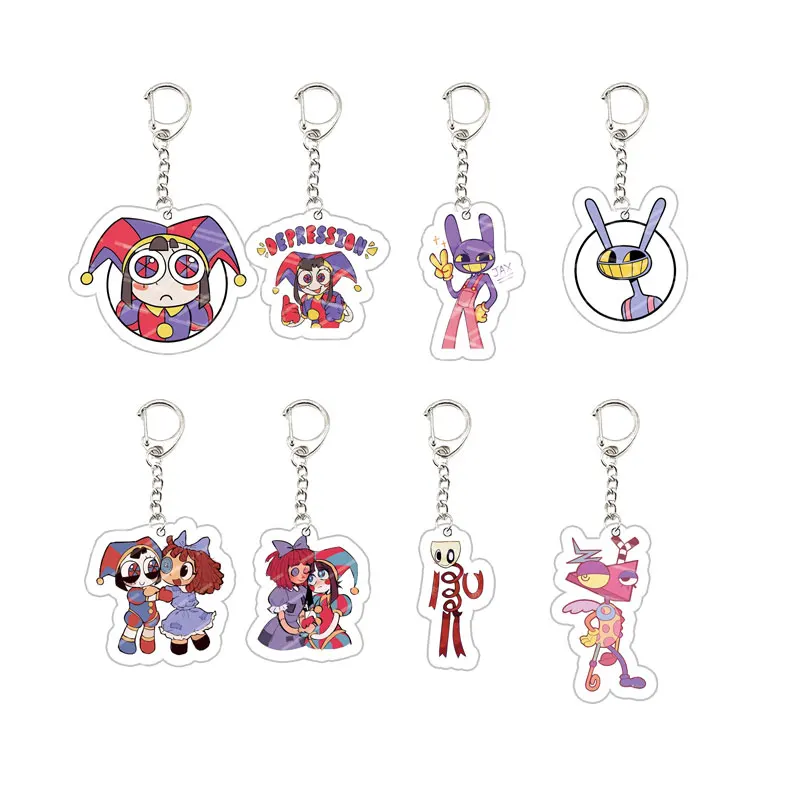 Цифровой брелок Pomni Jax Ragatha Gangle Kinger