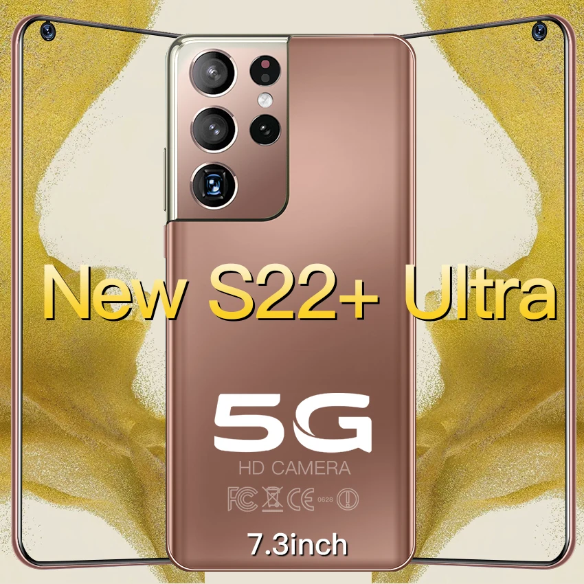 

2022 S22 Ultra Global Version 7.3 inch Smartphone 16GB 512GB 6800mAh 48MP Mobile Phones 5G Network Unlocked Smartphone Celulares