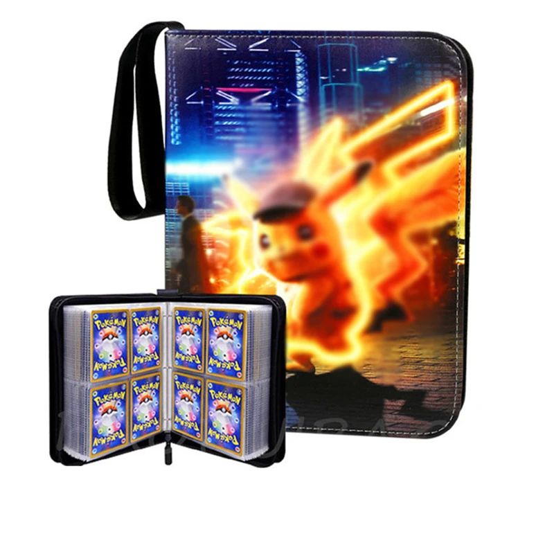 

Pokemon Cards Album Book Cartoon TAKARA TOMY Anime New 400PCS Game Card VMAX GX EX Holder Collection Folder Kid Cool Toy Gift