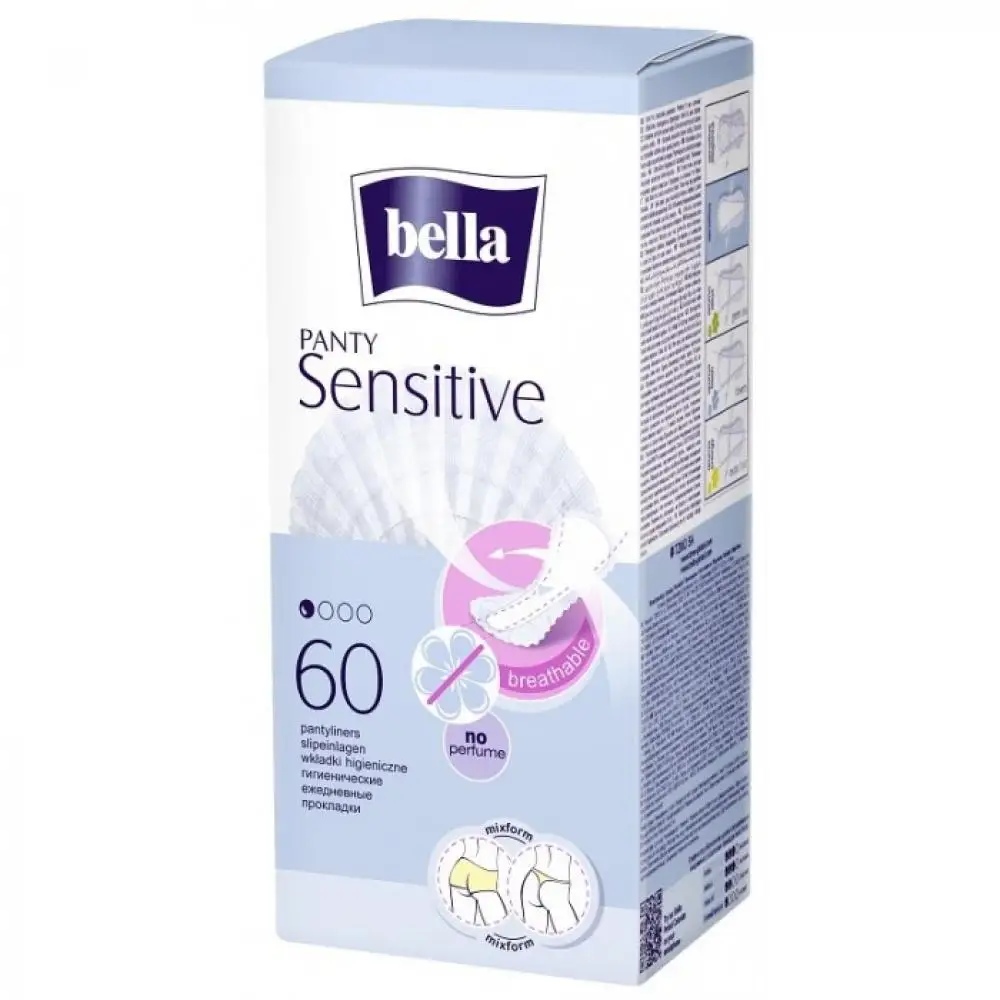 Гигиенические ежедневные прокладки Bella Panty sensitive 60 шт. |