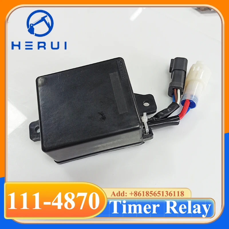 Реле таймера 111-4870 1114870 двигателя для экскаватора 311B 312B L 3046.