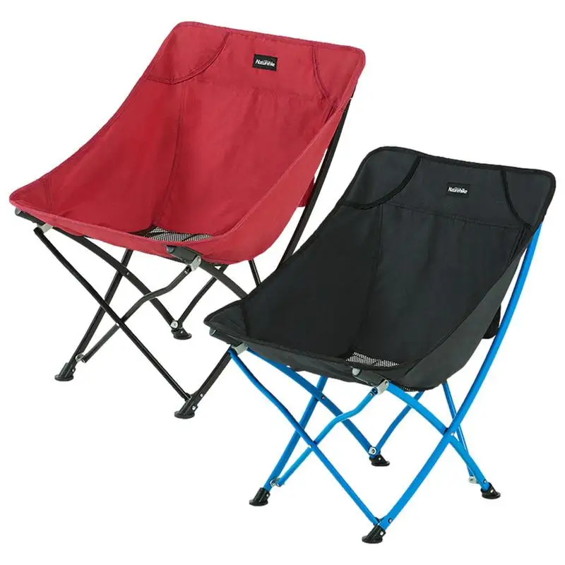 

Portable Folding Moon Chair Outdoor Camping Chairs Beach Fishing BBQ Stool Ultralight Travel Hiking Picnic Seat Tools