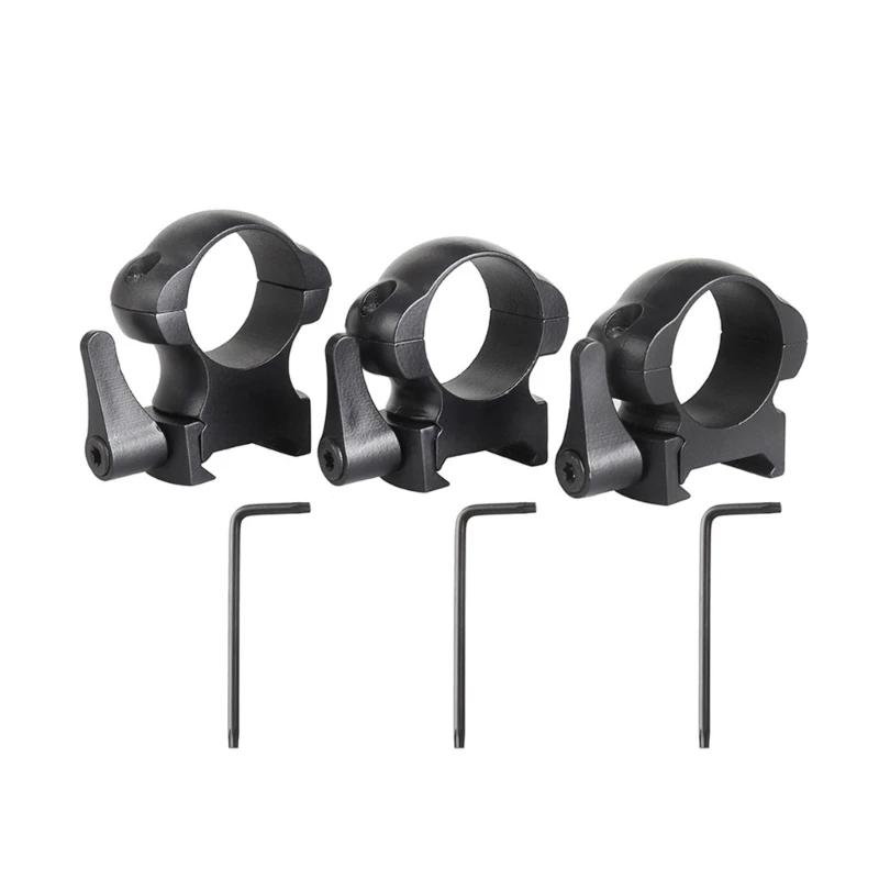 

2 шт. 25,4 мм, быстросъемные кольца для крепления прицела для винтовки, тактическое крепление для охоты, кронштейн для прицела,