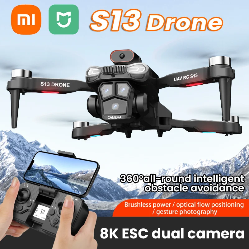 Xiaomi MIJIA S13 Дрон 8K Профессиональная двойная камера 5G HD GPS FPV Бесщеточный двигатель