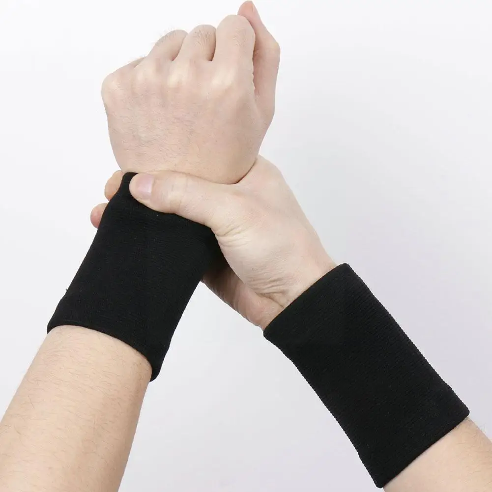 

1 Pair Protective Wrist Support Wristband Sports Training Bandage Tunnel Wraps Exercises Brace Wristbands Carpal Band Strap B2J3