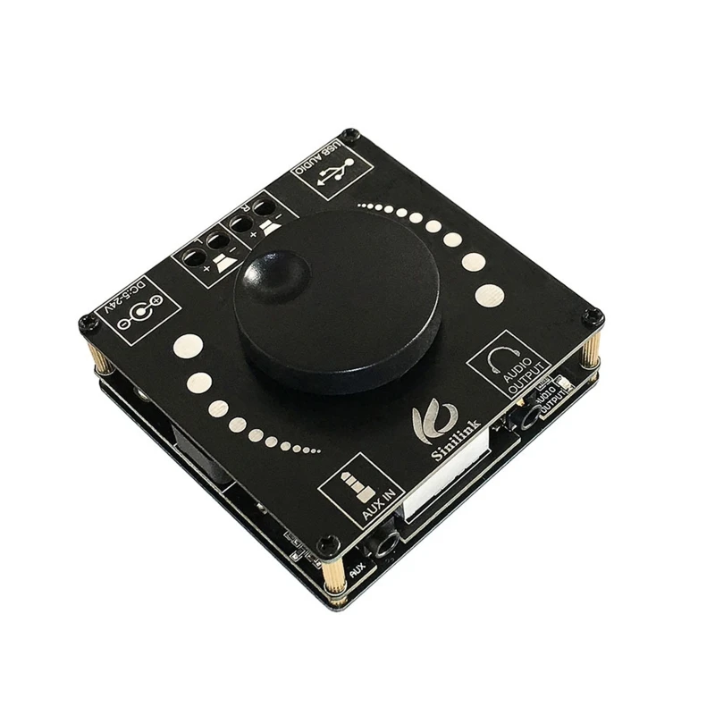 Плата усилителя мощности AP50H HIFI 2 0 стерео 50 Вт + Bluetooth 5.0 поддержка AUX USB звуковая