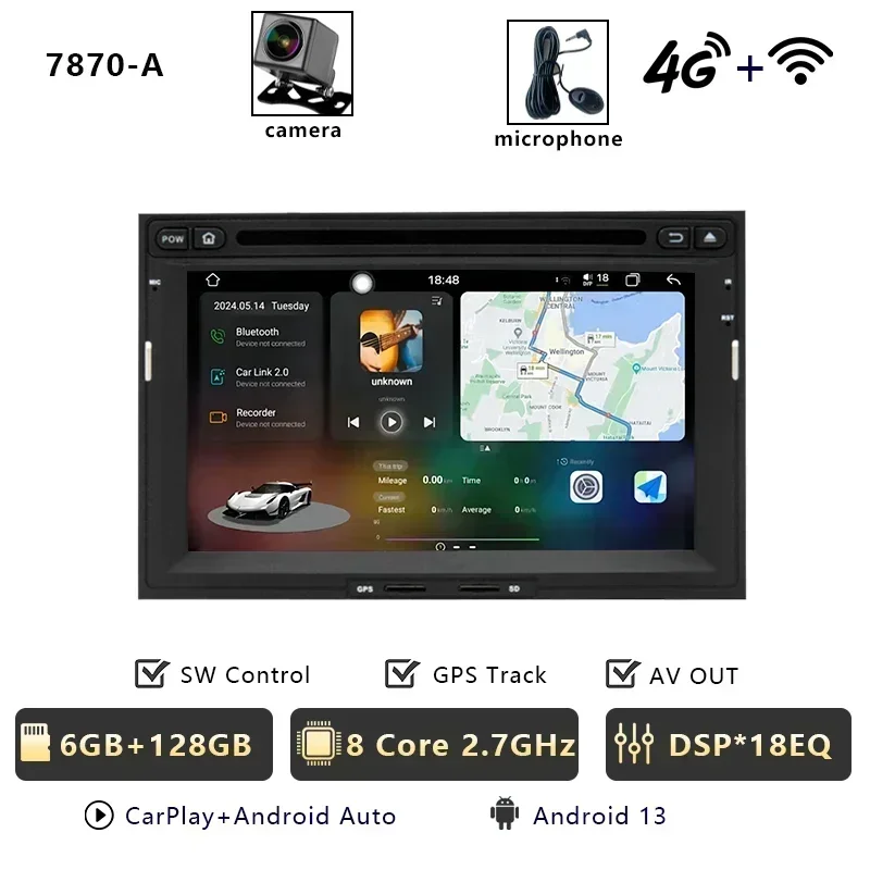 

CHSTEK Carplay для Peugeot 3008 5008 2008-2016 Partner Citroen Berlingo автомобильный радиоприемник Android 13 навигация Bluetooth WIFI 4G стерео