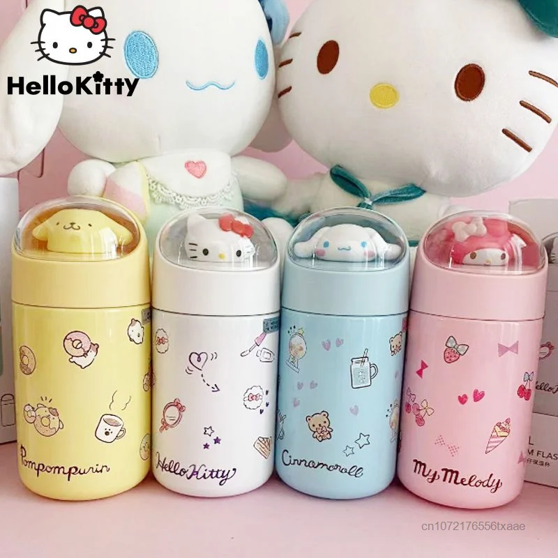 

Sanrio Hello Kitty Toy Thermos Cup Stainless Steel Portable 280mL Luxury Portable Vacuum Flasks Student Cute Water Cups Y2k Gift