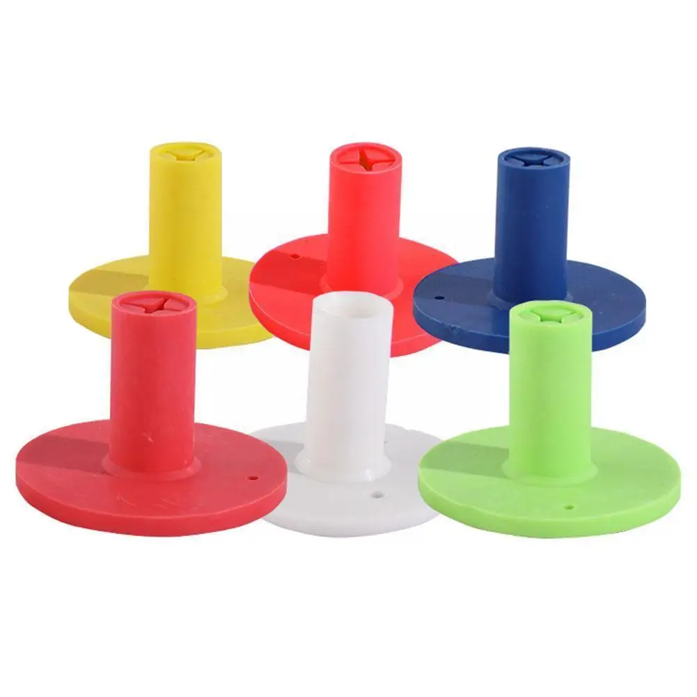 

10 шт., резиновые футболки для гольфа, 5 цветов, высота 3,8