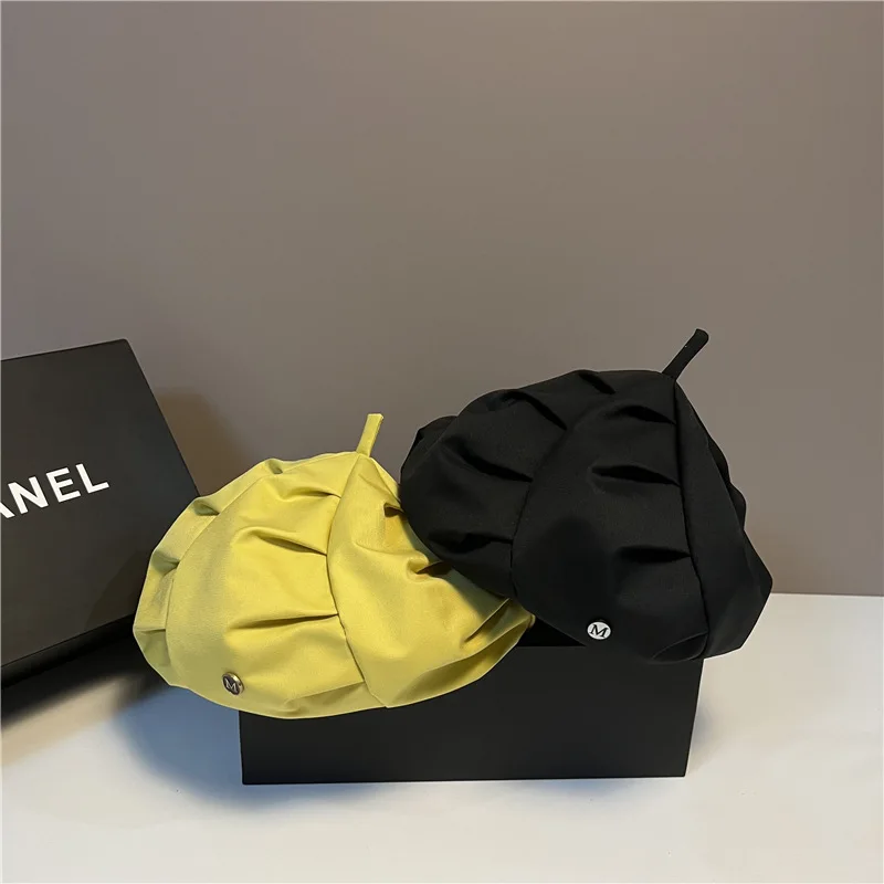 

Легкий роскошный берет, элегантный берет, Складывающийся все, высокое качество, индивидуальный купол, художник, шляпа, вогнутая форма, поза, ...