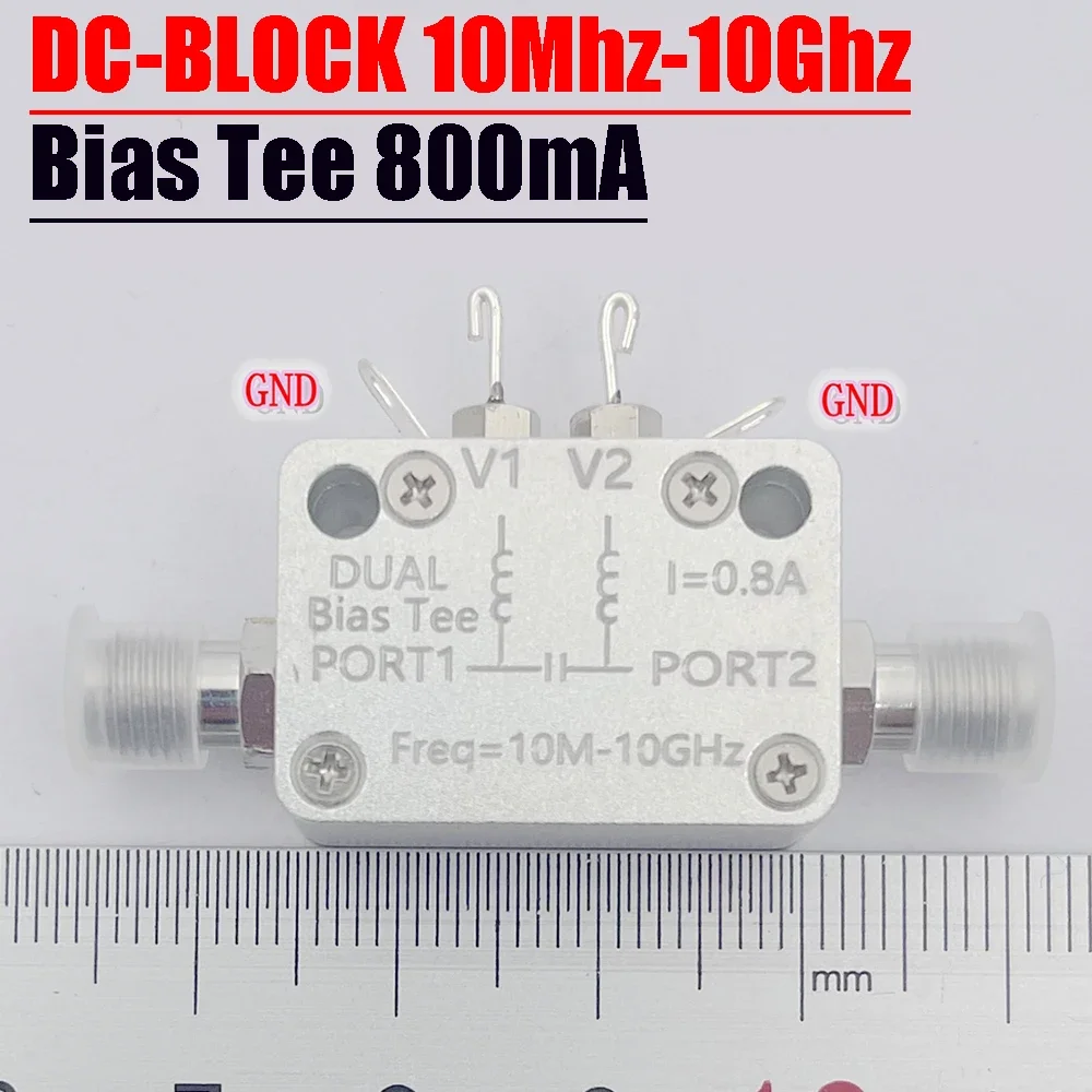 

10M-10Ghz RF DC блок DC двунаправленный питательный коаксиальный для любительского радио широкополосный усилитель приемник фронтальный