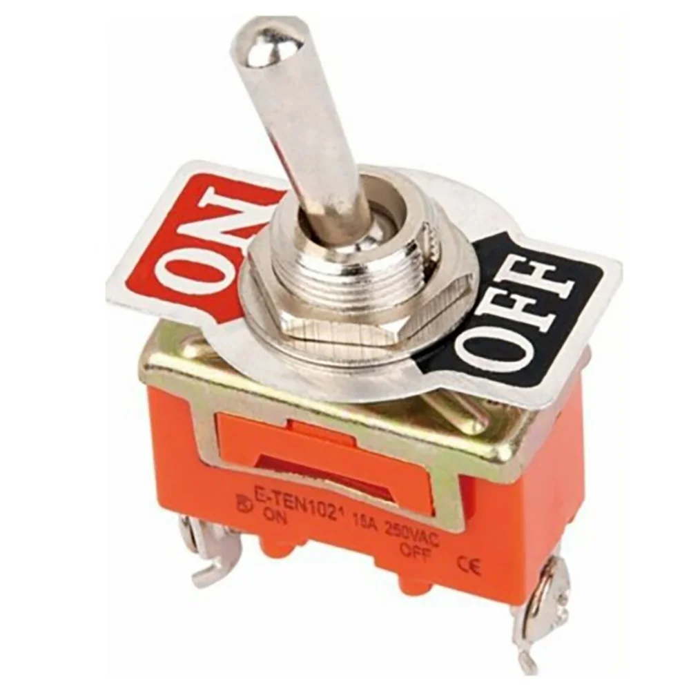 

Toggle Rocker Switch E-TEN 1021 2-Pin 2 Position ON-OFF 15A 250V AC Disassemble Simple Operation Toggle Business Industrial