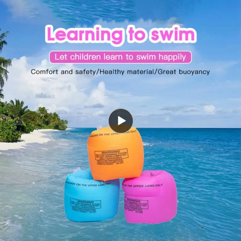

Mini Swimming Safety Tool Drowning Prevention Swimming Arm Ring Foldable Double Airbag Design Swimming Circle Swimming Equipment