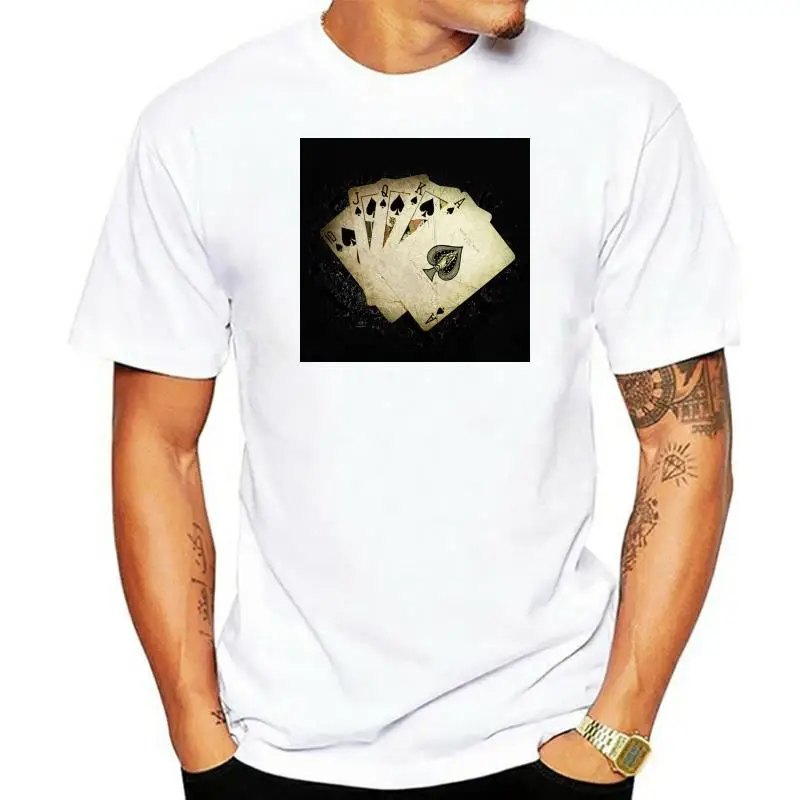 

Bicycle Poker Cards T-Shirt Neu 2022 Summer Fashion Streetwear Tops Summer Style Cotton Short Slevee O-Neck Cool Tops