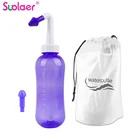 Очиститель носа 300 мл 500 мл назальный ирригатор носовая стирка соль нети горшок Избегайте аллергического ринита Sinusitis лечение для взрослых детей терапия