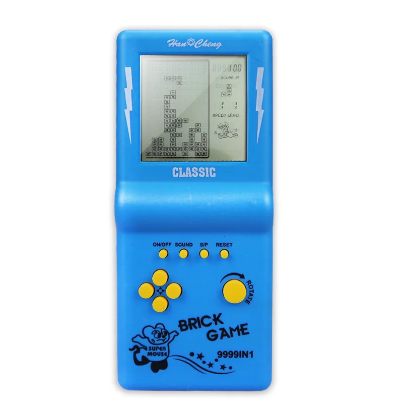 Фото Ретро ностальгическая игровая консоль Tetris Classic 8090, портативная игровая консоль, электронные игрушки №1