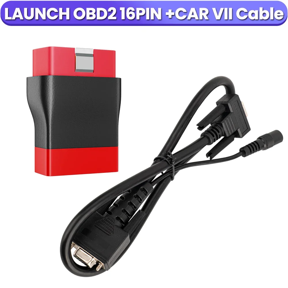 Адаптер LAUNCH X431 OBD2 16pin CAR VII с кабелем, совместимый с CRP919E BT, X431 PRO V5.0, PRO TT, PRO3S+ V5.0, PRO3 ACE и т.д. (art.: 3920db4eb710a) - 3920db4eb710a