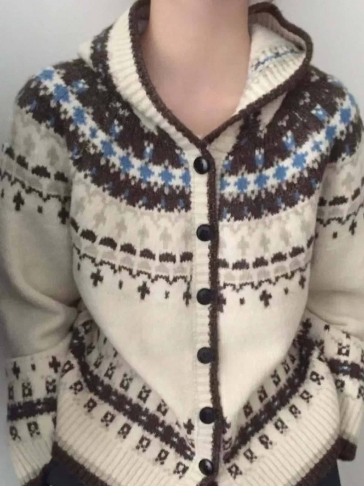 Свитер Idle Sle верхняя одежда женский осенне-зимний свободный однобортный дизайн