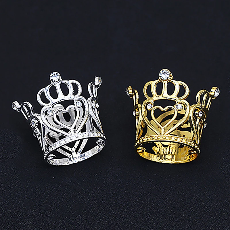 

Fashion Small Metal Crown for Boys Girls Baby Birthday Prom Mini Jewelry Cake Diadem Ornaments Wedding Hair Accessories