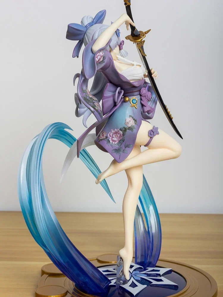 25 см Genshin Impact Kamisato Ayaka аниме фигурки пути Shirasagi героев ПВХ модель настольная