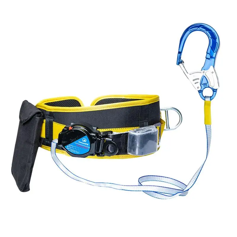 

Safe Belt For Climbing Climbing Harness Safe Belt Single Waist Speeds Differential Safety Belt With Lock Device Anti-Fall Suit