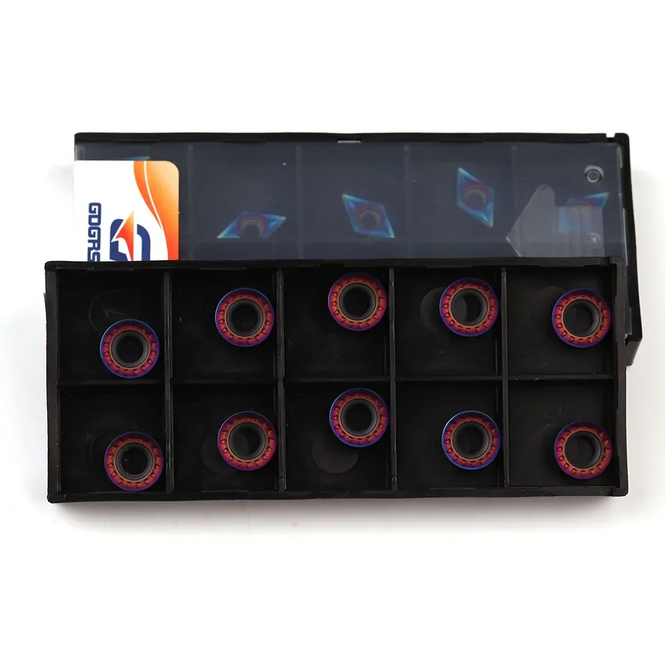 Высококачественные твердосплавные лезвия RPMT10T3MO RPMT1204MOE серии nano blue разноцветные
