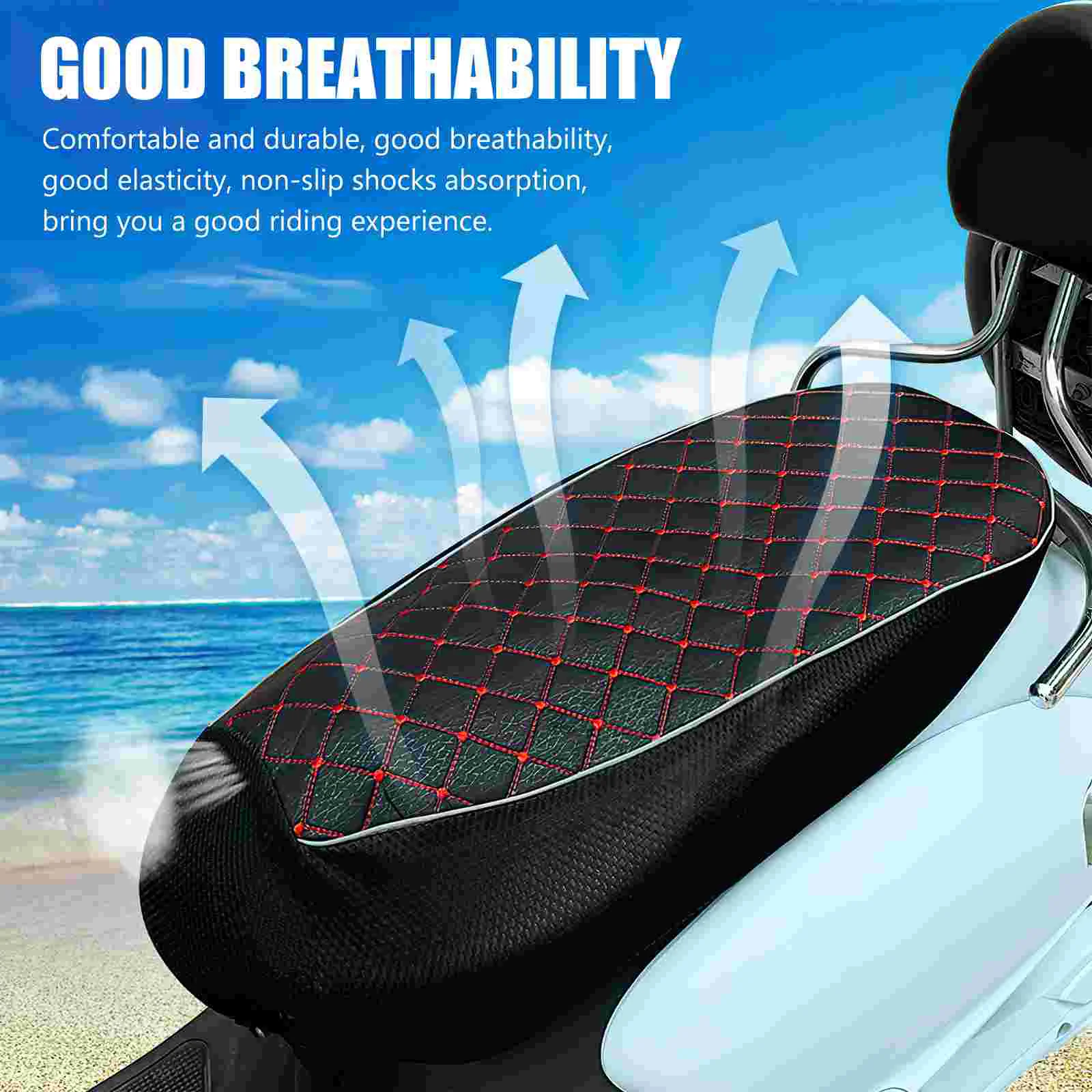 

Breathable Motorbike Seats Cover Seats Cushion Cover for Motorbike