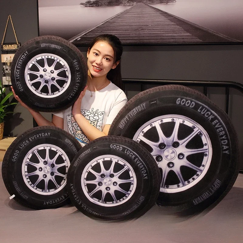 Автомобильная подушка для колесных шин плюшевая имитация Подушка-подушка с