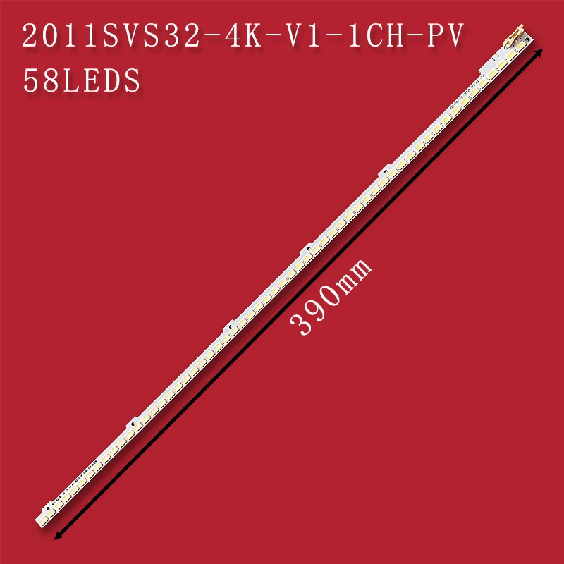 

LED Backlight Lamp strip 58leds For Samsung 32'' TV UA32D4003B BN64-01635A 2011SVS32 4K-V1-1CH-PV-LEFT58-1116 UE32D4000