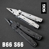 sog b66s66 edc 8 layers of steel multi tool pliers folding knife tactical survival self defense outdoor hiking camping hunting