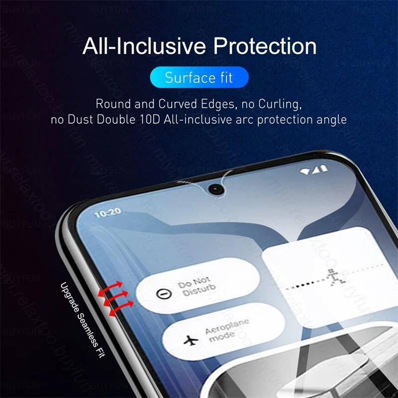 Гидрогелевая пленка 6 в 1 защитные пленки для экрана телефона ничего (2а)