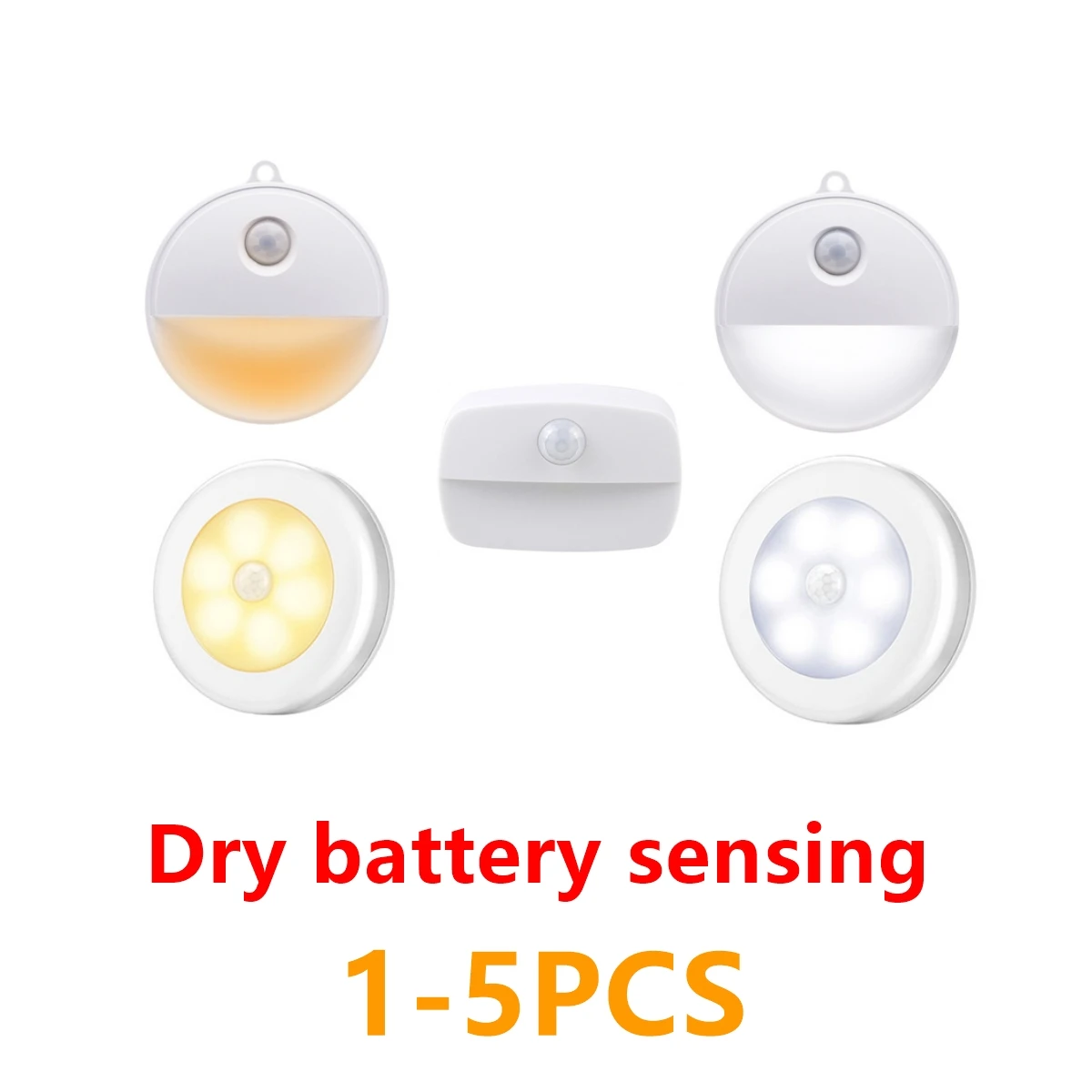 

LED wireless intelligent night light human sensing light sensing 0.5W 4.5V dry battery for hallway mirror headlights