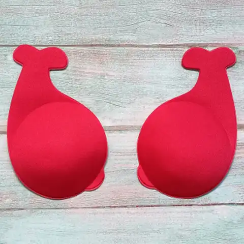 Dolphin Shape Mention Pull Silicone Bra Stickers Breathable Anti-sagging Lady Strapless Invisible Nipple Cover Lift Women
