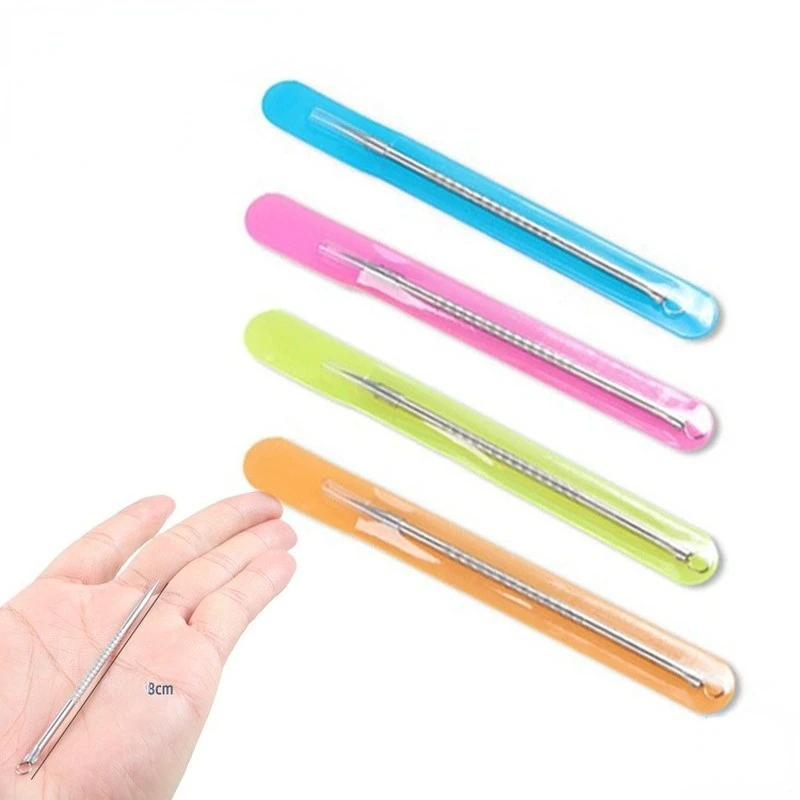 

Stainless Steel Pimple Acne Extractor Blackhead Remover Needles Pimple Blemish Acne Treatments Face Skin Care Tools